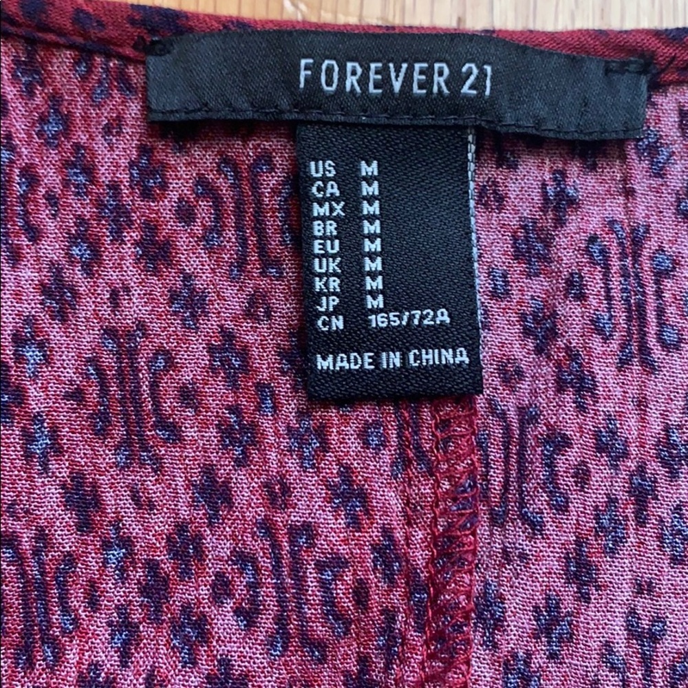 Forever 21 Bohemian Style Romper // Size Med - image 3